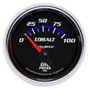 2-1/16" OIL PRESSURE, 0-100 PSI, COBALT